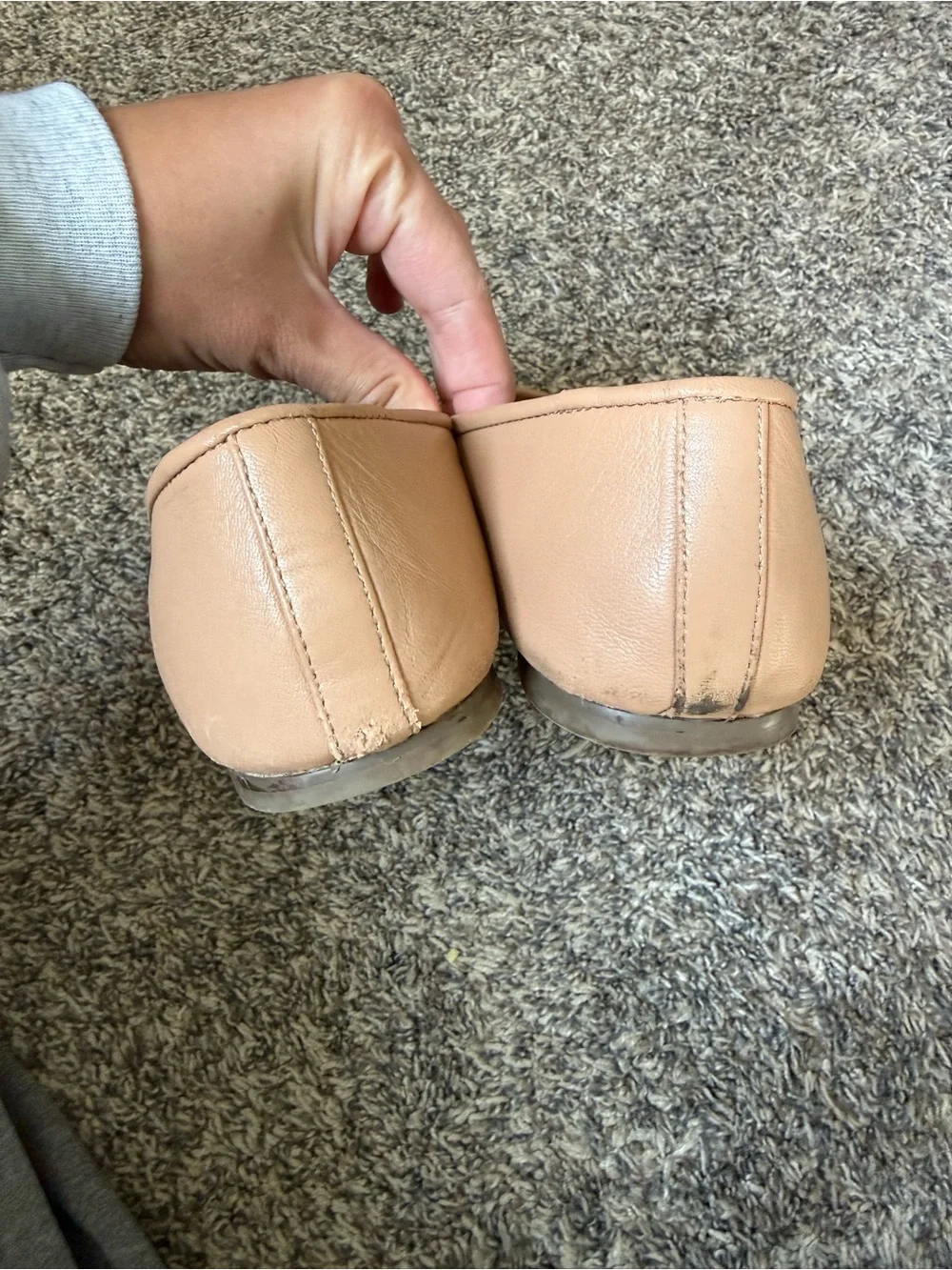 Everlane Women’s Nude Leather Ballet Flats - Neutral Tan